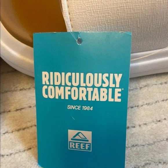 Reef White and Brown Slide Sandals - Picture 8 of 8